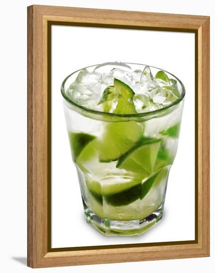 Caipirinha - National Cocktail Of Brazil Made With Cachaca, Sugar And Lime-svry-Framed Premier Image Canvas