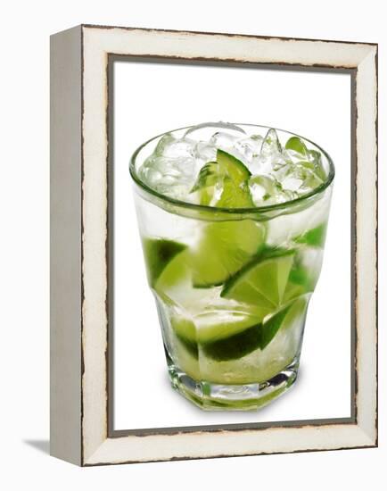 Caipirinha - National Cocktail Of Brazil Made With Cachaca, Sugar And Lime-svry-Framed Premier Image Canvas