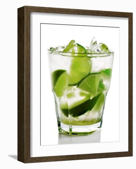 Caipirinha - National Cocktail Of Brazil Made With Cachaca, Sugar And Lime-svry-Framed Photographic Print