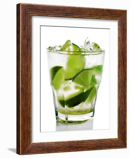 Caipirinha - National Cocktail Of Brazil Made With Cachaca, Sugar And Lime-svry-Framed Photographic Print