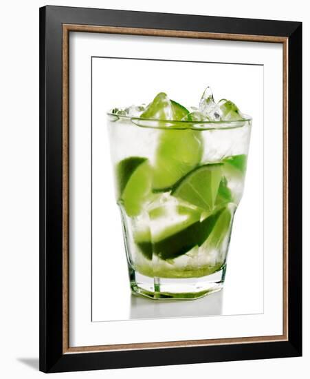 Caipirinha - National Cocktail Of Brazil Made With Cachaca, Sugar And Lime-svry-Framed Photographic Print