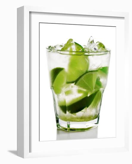 Caipirinha - National Cocktail Of Brazil Made With Cachaca, Sugar And Lime-svry-Framed Photographic Print