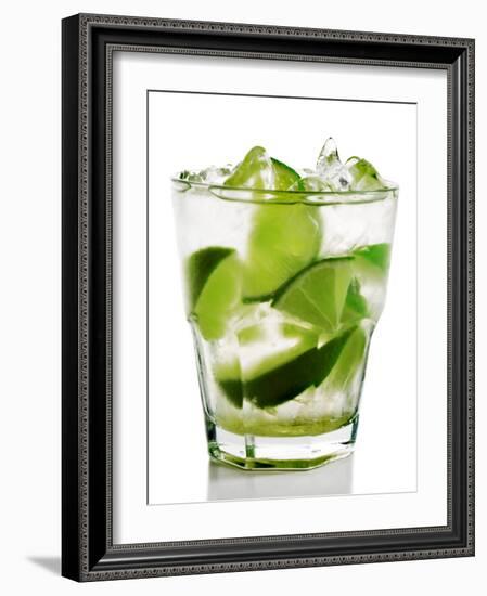 Caipirinha - National Cocktail Of Brazil Made With Cachaca, Sugar And Lime-svry-Framed Photographic Print