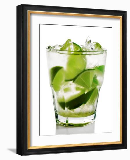 Caipirinha - National Cocktail Of Brazil Made With Cachaca, Sugar And Lime-svry-Framed Photographic Print