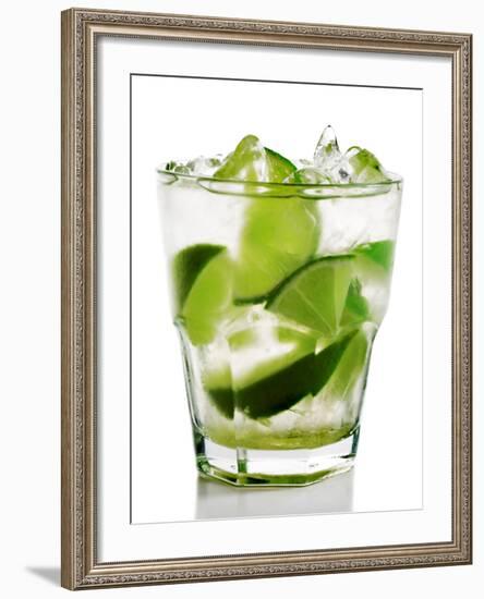 Caipirinha - National Cocktail Of Brazil Made With Cachaca, Sugar And Lime-svry-Framed Photographic Print