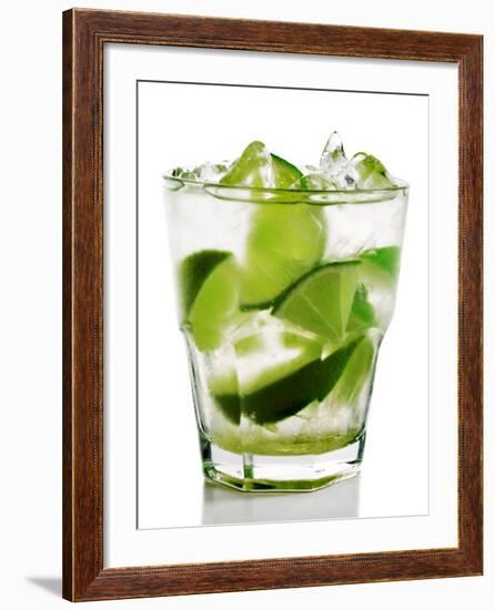 Caipirinha - National Cocktail Of Brazil Made With Cachaca, Sugar And Lime-svry-Framed Photographic Print