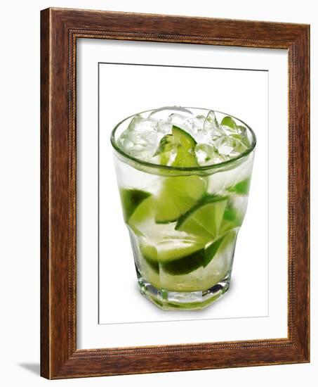 Caipirinha - National Cocktail Of Brazil Made With Cachaca, Sugar And Lime-svry-Framed Photographic Print