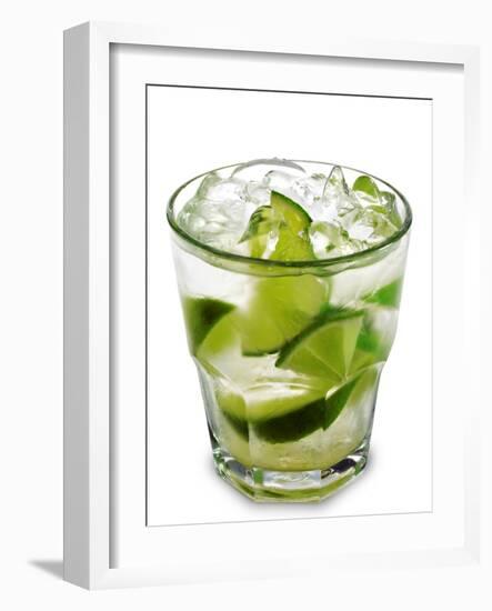 Caipirinha - National Cocktail Of Brazil Made With Cachaca, Sugar And Lime-svry-Framed Photographic Print