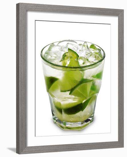 Caipirinha - National Cocktail Of Brazil Made With Cachaca, Sugar And Lime-svry-Framed Photographic Print