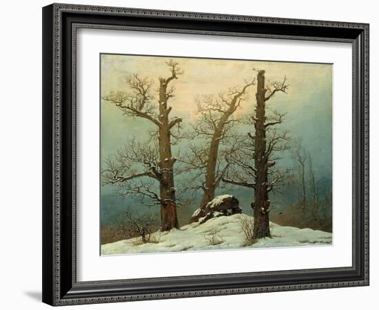 Cairn in Snow, 1807-Caspar David Friedrich-Framed Giclee Print