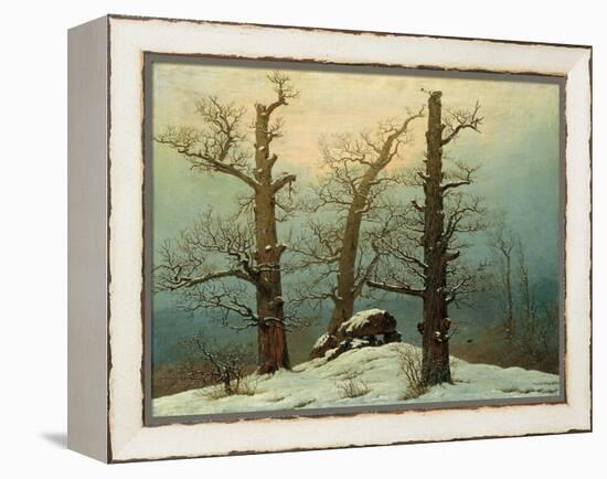 Cairn in Snow, 1807-Caspar David Friedrich-Framed Premier Image Canvas