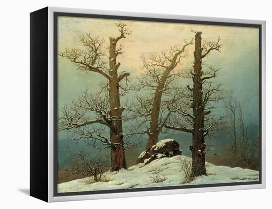 Cairn in Snow, 1807-Caspar David Friedrich-Framed Premier Image Canvas