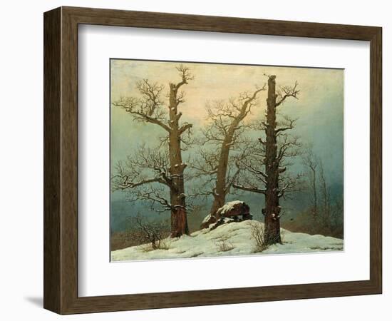Cairn in Snow, 1807-Caspar David Friedrich-Framed Giclee Print
