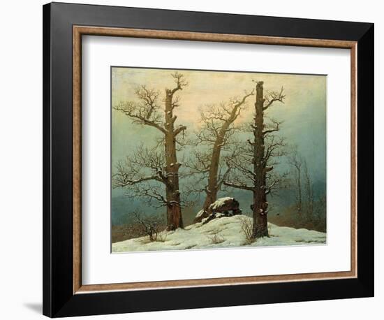 Cairn in Snow, 1807-Caspar David Friedrich-Framed Giclee Print