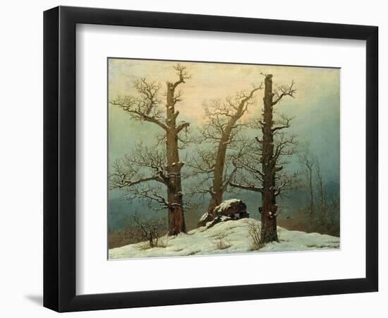 Cairn in Snow, 1807-Caspar David Friedrich-Framed Giclee Print