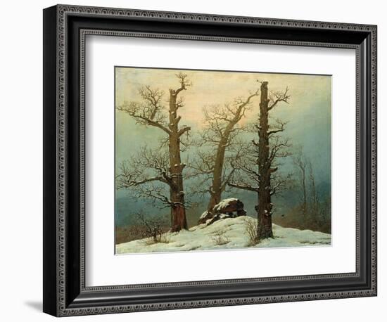 Cairn in Snow, 1807-Caspar David Friedrich-Framed Giclee Print