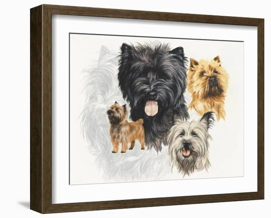 Cairn Terrier-Barbara Keith-Framed Giclee Print