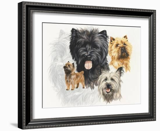 Cairn Terrier-Barbara Keith-Framed Giclee Print