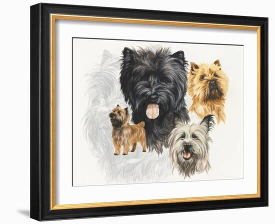 Cairn Terrier-Barbara Keith-Framed Giclee Print