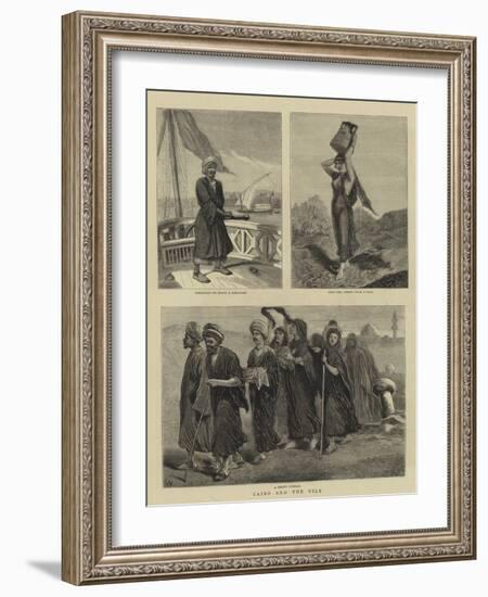 Cairo and the Nile-Joseph Nash-Framed Giclee Print