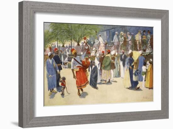 Cairo Curios; Or, the Shepheard's Flock, from 'The Light Side of Egypt', 1908-Lance Thackeray-Framed Giclee Print