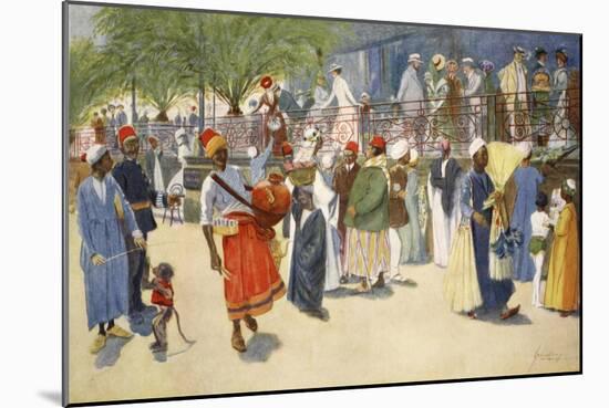 Cairo Curios; Or, the Shepheard's Flock, from 'The Light Side of Egypt', 1908-Lance Thackeray-Mounted Giclee Print