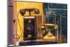 Cairo, Egypt. Antique telephones at a shop on El Moez street in Old Cairo.-Emily Wilson-Mounted Photographic Print