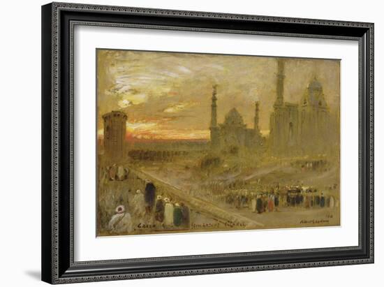 Cairo from the Gate of the Citadel, 1910-Albert Goodwin-Framed Giclee Print