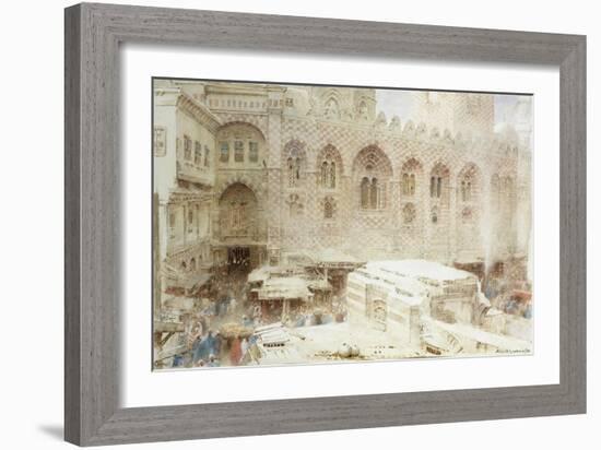 Cairo, in the Dust of the Bazaar-Albert Goodwin-Framed Giclee Print