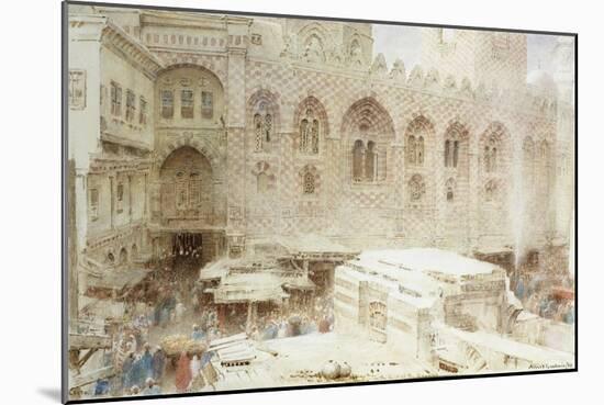 Cairo, in the Dust of the Bazaar-Albert Goodwin-Mounted Giclee Print