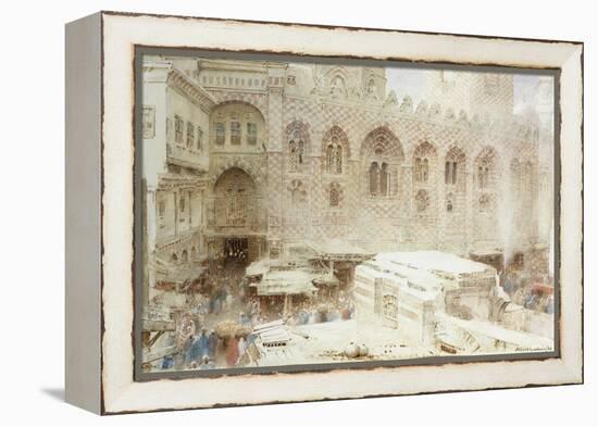 Cairo, in the Dust of the Bazaar-Albert Goodwin-Framed Premier Image Canvas