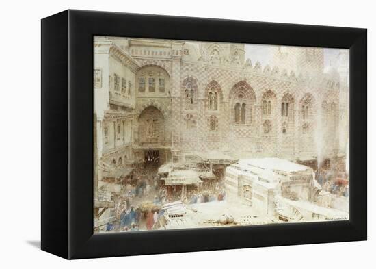 Cairo, in the Dust of the Bazaar-Albert Goodwin-Framed Premier Image Canvas