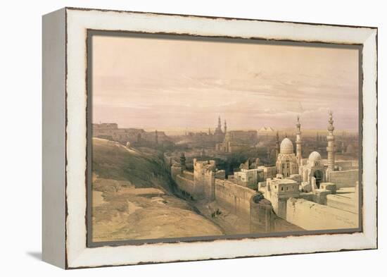 Cairo, Looking West, Book Illustration from "Sketches in Nubia", 1846-49-David Roberts-Framed Premier Image Canvas