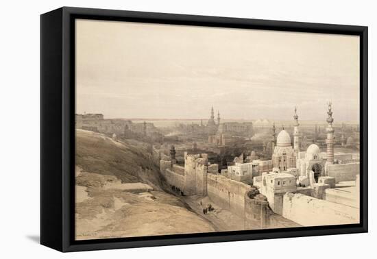 Cairo Looking West, from Egypt and Nubia, Vol.3-David Roberts-Framed Premier Image Canvas