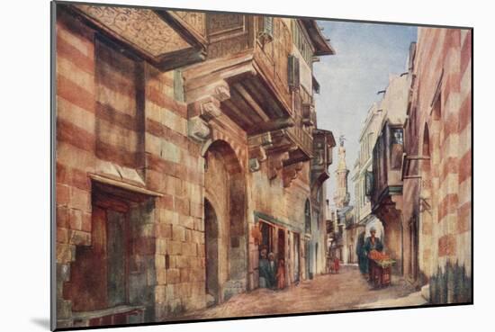 Cairo: Sharia Darb El Gamamiz-Walter Spencer-Stanhope Tyrwhitt-Mounted Giclee Print