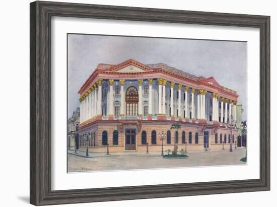 'Caixa de Amortizacao (Avenida Rio Branco)', 1914-Unknown-Framed Giclee Print