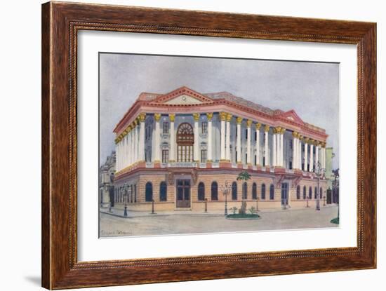 'Caixa de Amortizacao (Avenida Rio Branco)', 1914-Unknown-Framed Giclee Print
