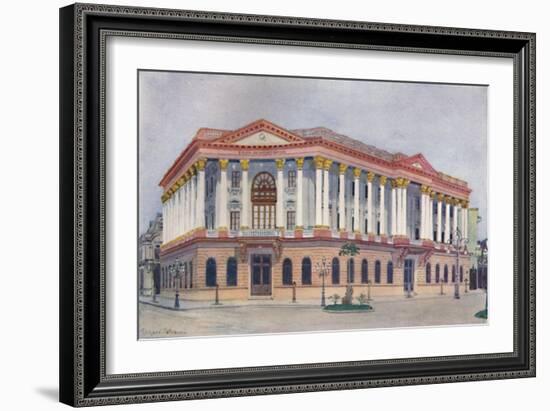 'Caixa de Amortizacao (Avenida Rio Branco)', 1914-Unknown-Framed Giclee Print