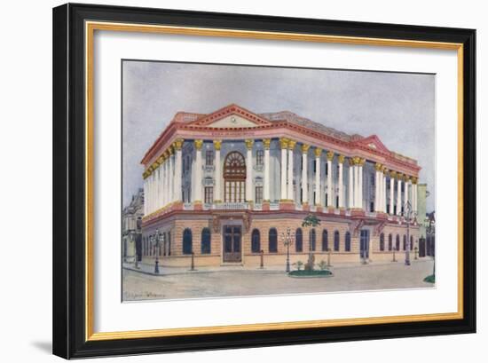 'Caixa de Amortizacao (Avenida Rio Branco)', 1914-Unknown-Framed Giclee Print