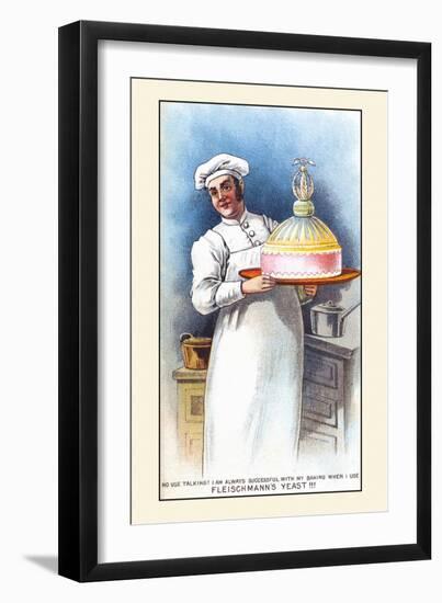 Cake Chef-null-Framed Art Print