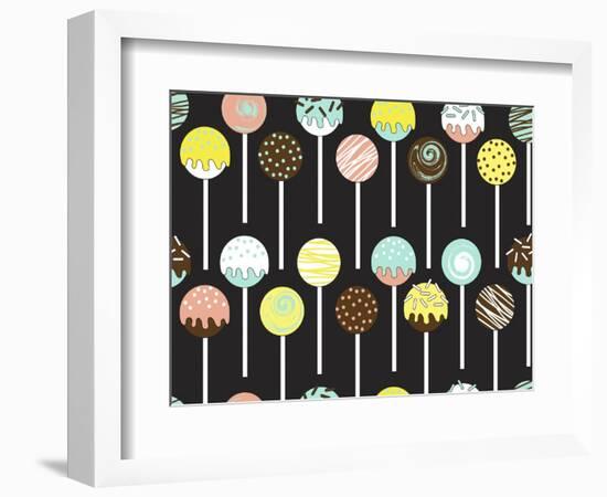 Cake Pops-Joanne Paynter Design-Framed Giclee Print