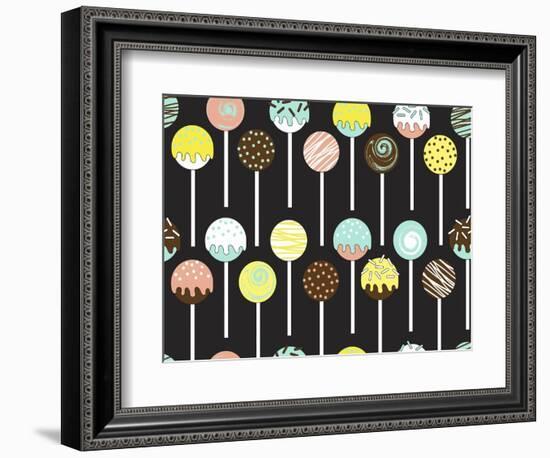 Cake Pops-Joanne Paynter Design-Framed Giclee Print