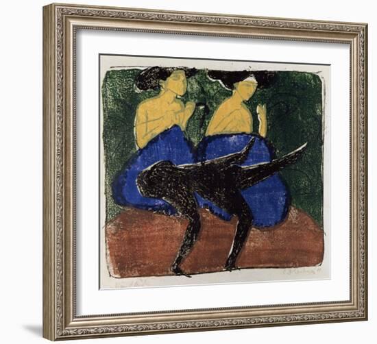 Cake Walk-Ernst Ludwig Kirchner-Framed Art Print