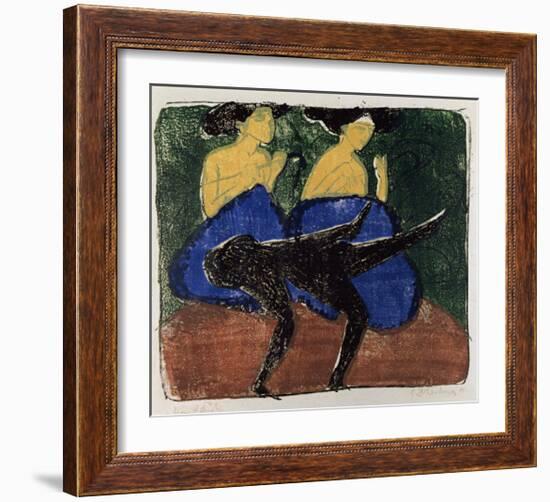 Cake Walk-Ernst Ludwig Kirchner-Framed Art Print