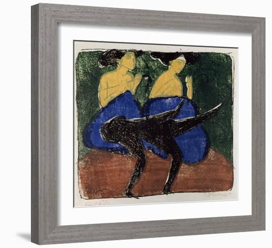 Cake Walk-Ernst Ludwig Kirchner-Framed Art Print