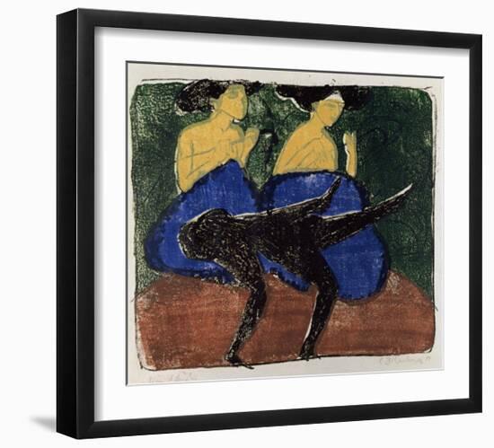 Cake Walk-Ernst Ludwig Kirchner-Framed Art Print