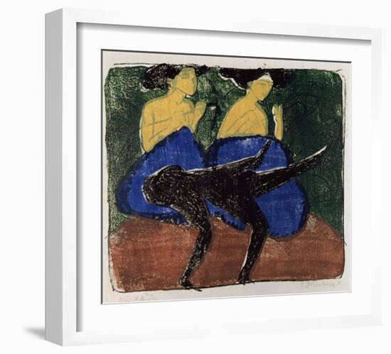 Cake Walk-Ernst Ludwig Kirchner-Framed Art Print