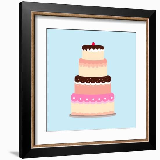 Cake-Rudall30-Framed Art Print