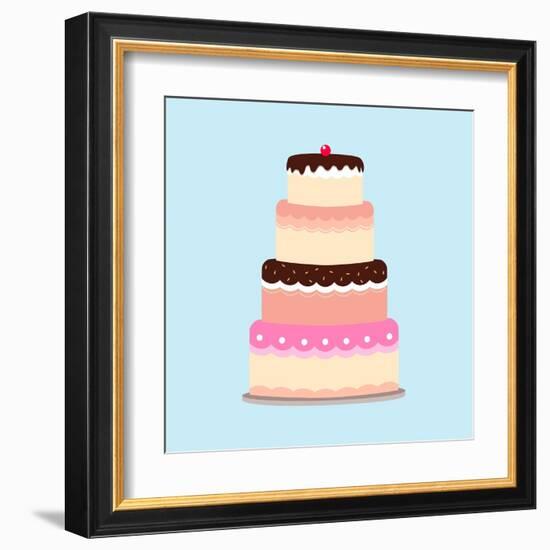 Cake-Rudall30-Framed Art Print