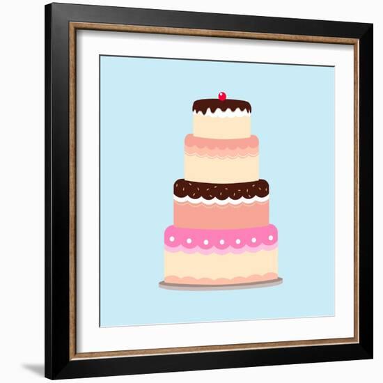 Cake-Rudall30-Framed Art Print